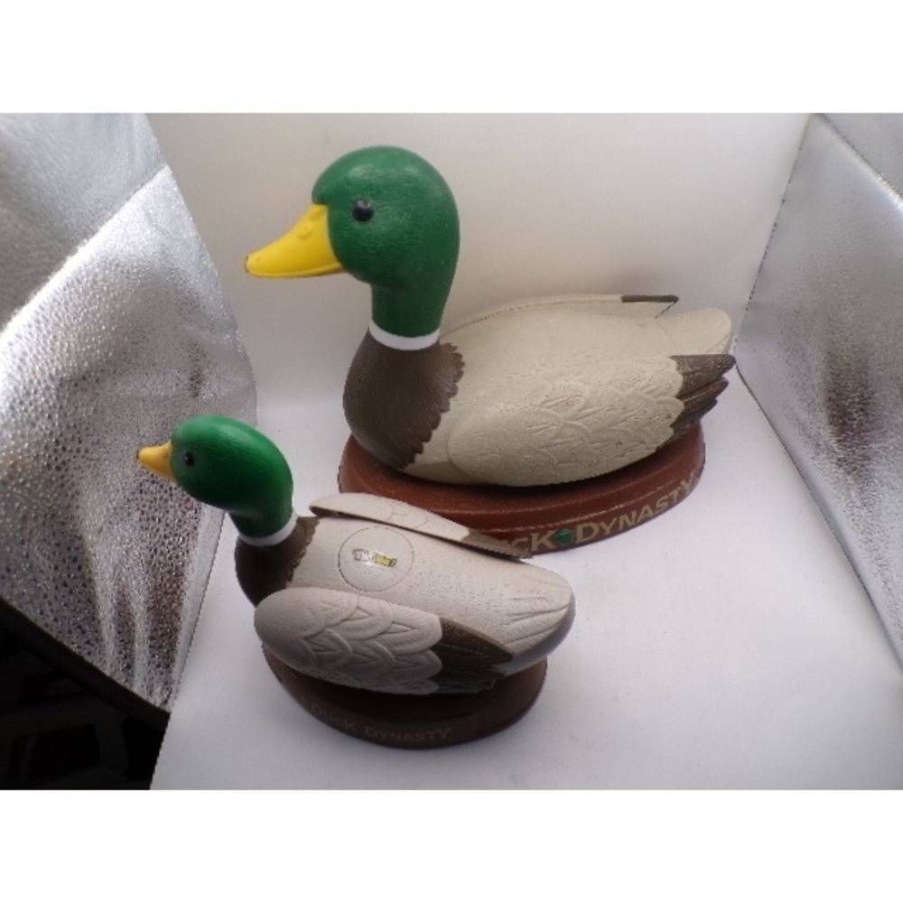 Duck Dynasty Mallard Duck Decoy Set 2 Piece Sound Effects‎ Collectible Untested